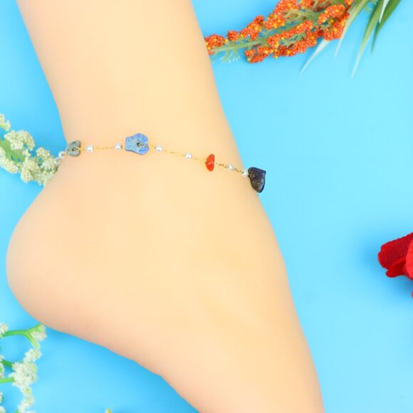 Elegant Handmade Anklet – Perfect for Women & Girls | Ideal Gift Option, DYC1772 - Picture 4 of 10